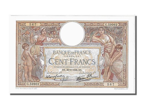 [#104264] Biljet, Frankrijk, 100 Francs, 100 F 1908-1939 ''Luc Olivier Merson'', - Afbeelding 1 van 2