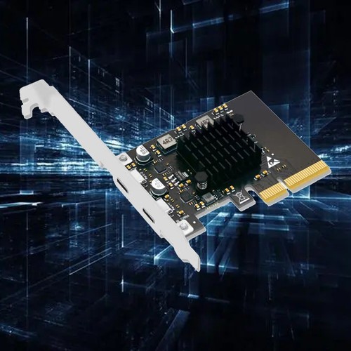 1X(PCI-E auf USB3.1Gen2 Erweiterungskarte Desktop USB3.2 Erweiterungskarte 1068 - Photo 6/6