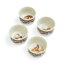 Spode Woodland Ramekin Set of 4 - Porcelain Bakeware  1.9 Inch Dishwasher Safe