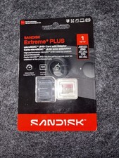 SanDisk Extreme PLUS microSDXC UHS-I 1TB V30 A2 U3 Card Adapter Waterproof