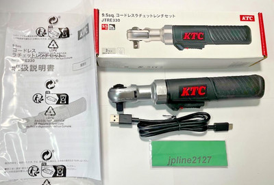 KTC 3/8'' Drive Cordless Ratchet Wrench Set JTRE330 Electric Tool Japan