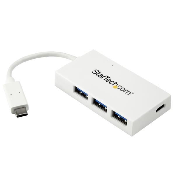 Startech Bianco Hub Usb-C 4 Porte (Usb-C, 4 Porte), Docking Station + Hub Usb, - Immagine 2