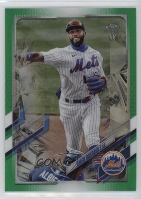 2021 Topps Chrome Ben Baller Edition Green Refractor 83/99 Amed Rosario #190 1s8