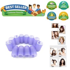 Self Grip Holding Rollers Hairdressing Curlers Hair Design Sticky Cling Style...
