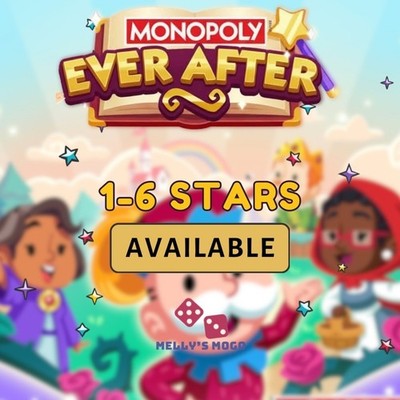 -Mono_poly_GO- EVER AFTER ALL STICKERS 1-2-3-4-5-6 Stars Set 1-24