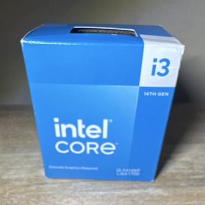 Intel Core i3-14100F 14th Gen 4-Core 3.5GHz LGA1700 CPU Processor SRMX2
