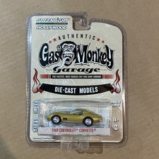 Greenlight Gas Monkey Garage Series 12 1969 Chevrolet Corvette 1:64 Gold Diecast