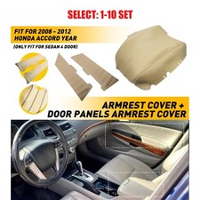 Front Door Panel Armrest Cover Skin Lhrh For Honda Accord Sedan 2008-2012 3-30x Front Door Panel Armrest Cover Skin Lhrh For Honda Accord Sedan 2008-2012 3-30x
