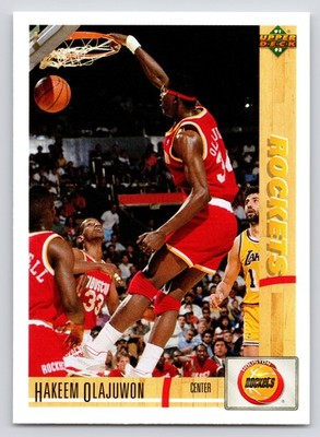1991-92 Upper Deck #254 Hakeem Olajuwon | eBay