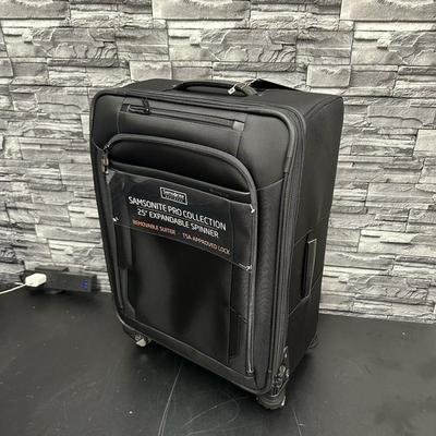 #ad Samsonite PRO Expandable Spinner Black 25 Inch 127374 1041 $89.98