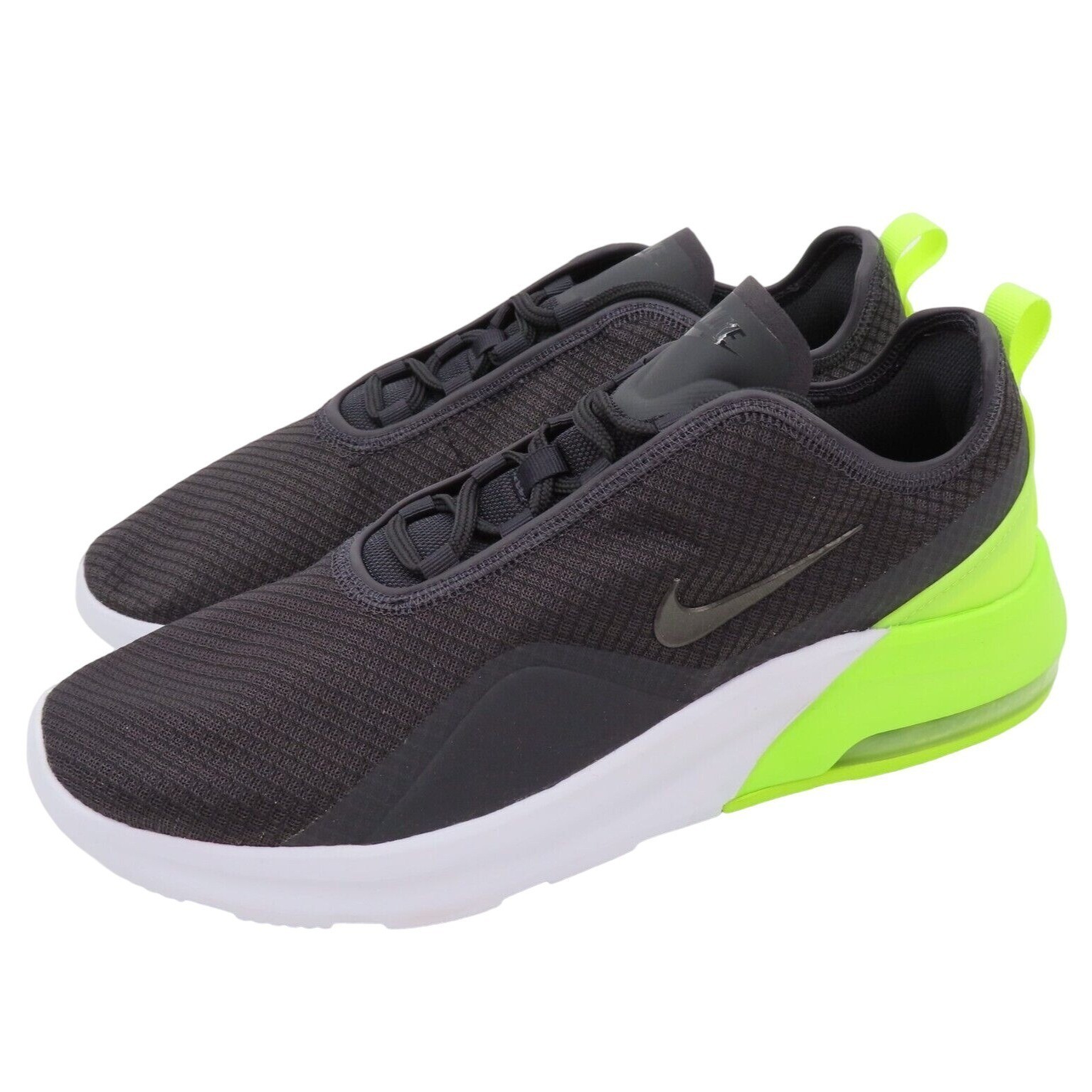 Nike 11.5 Air Max Motion 2 Oil Gray Metallic Dark Frey Volt Sneakers Shoes NEW