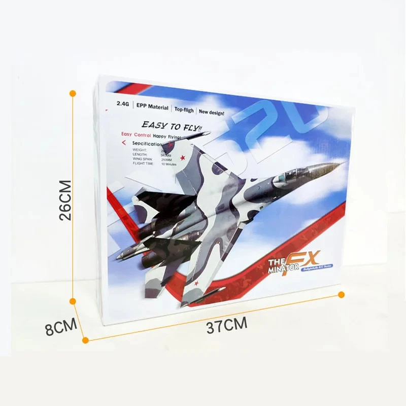 Mini RC Drone & Plane SU35/SU57 – 2.4G LED Remote Control Foam Aircraft Toy - Image 2 of 4