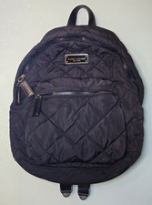 Marc Jacobs Black Backpack Zip Closure Gold Hardware Pockets