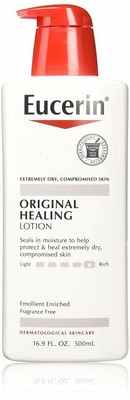 Eucerin Original Healing Lotion Extremely Dry Skin Fragrance Free Formula 16.9oz