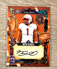  Nephi Sewell Auto 1/5 Card Draw 📈 2022 Wild Card #5CDV-92 Jersey Match!!