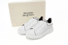 Alexander McQueen cowhide white shoes comfortable fashionable classic durable