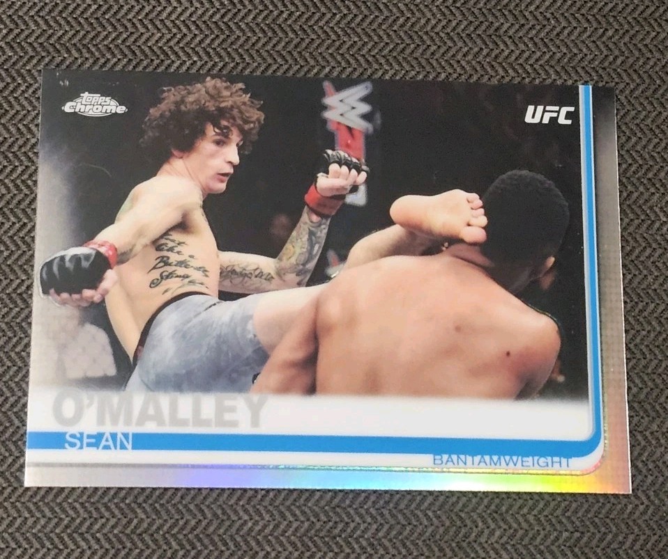 Sean O'Malley 2019 Topps Chrome UFC Refractor Parallel #90