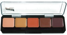 Graftobian HD Glamour Cr me Foundation Palette, Contour Dark, 5 Colors