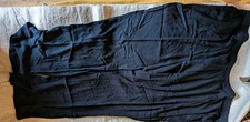 New with Tags Cotton Traders Crinkle Trousers UK Size 26 Navy Inside Leg 29" (A)