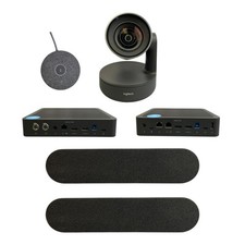 LOGITECH Rally Plus Conference Camera System Dual-Speakers and 1 Mic Pod READ 
