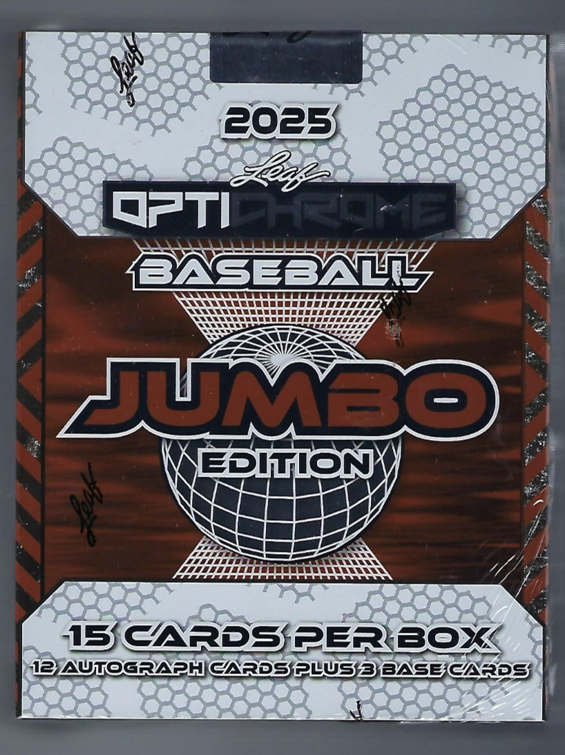 2025 LEAF OPTICHROME BASEBALL HOBBY JUMBO BOX | eBay