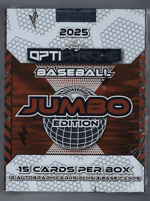 2025 LEAF OPTICHROME BASEBALL HOBBY JUMBO BOX | eBay