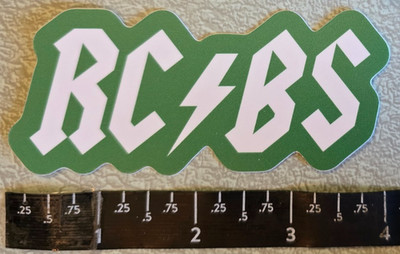 RCBS AC/DC Precision Reloading Rock Chucker Vinyl Decal Sticker Shot Show