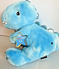 Schwarz Glow Brights Toy Plush NWT Blue Dinosaur 15" Stuffed Animal Sound Lights
