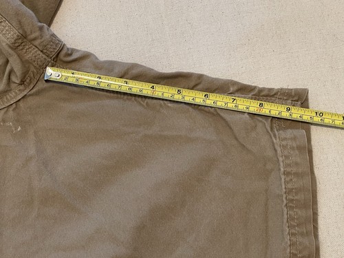 Carhartt Herren Größe 34 passt 31 B147 DKH Original Passform Baumwolle Zimmermann Shorts - Bild 10 von 16