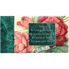 1997 P Botanic Gardens Coin & Currency Coin Set BU OGP