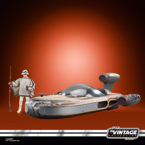 STAR WARS Vintage Collection X-34 Landspeeder Vehicle with Luke Skywalker Figure - Picture 6 of 24
