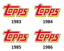 COMPLETE YOUR SET - Topps Baseball - 1983 1984 1985 1986 - 1000 Points For $5