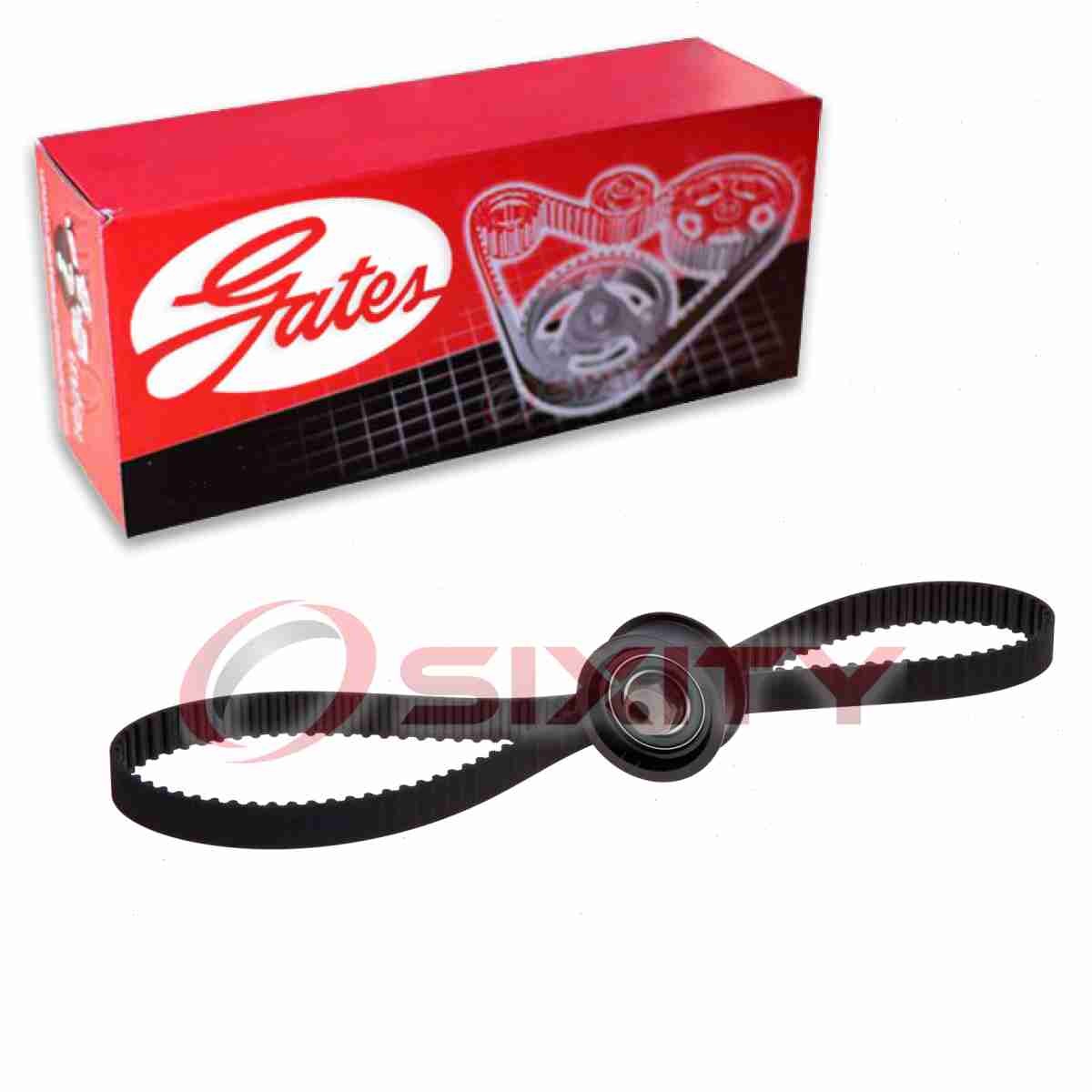 Gates PowerGrip Timing Belt Component Kit for 1989 Chrysler TC Maserati 2.2L rs