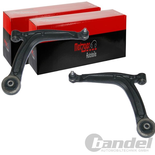 2X Metzger Querlenker Vorne Passend FÜR Abarth 500 500C Fiat 500 Ford KA-image
