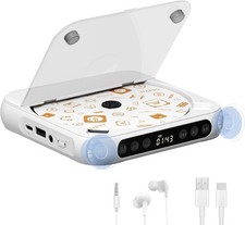 CD Player Portable, Portable CD Player with Speakers Bluetooth Rechargeable, Sm