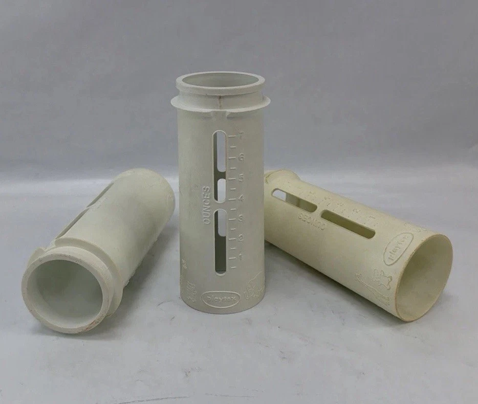 Vintage Playtex Nurser Bottle Holder Inserts Drop-Ins Mixing Sleeves Lot 3 USA