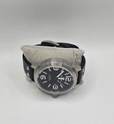 TW STEEL TW22R Men's Watch w/Black Leather Strap **WORKS!! Does Need A Battery — photo 4