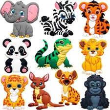 Zoo Animal Refrigerator Magnets for Kids - Educational Toddler Toys