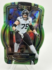 Luke Fortner 2022 Select Club Neon Green Prizm /299 Die Cut RC Jax Jaguars #257
