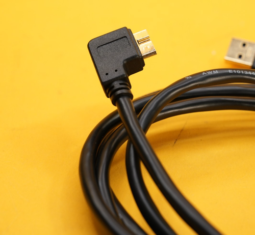 Cavo USB 3.0 Oro A Maschio a Sinistro Angolato Micro B 6,5' - Foto 5 di 5