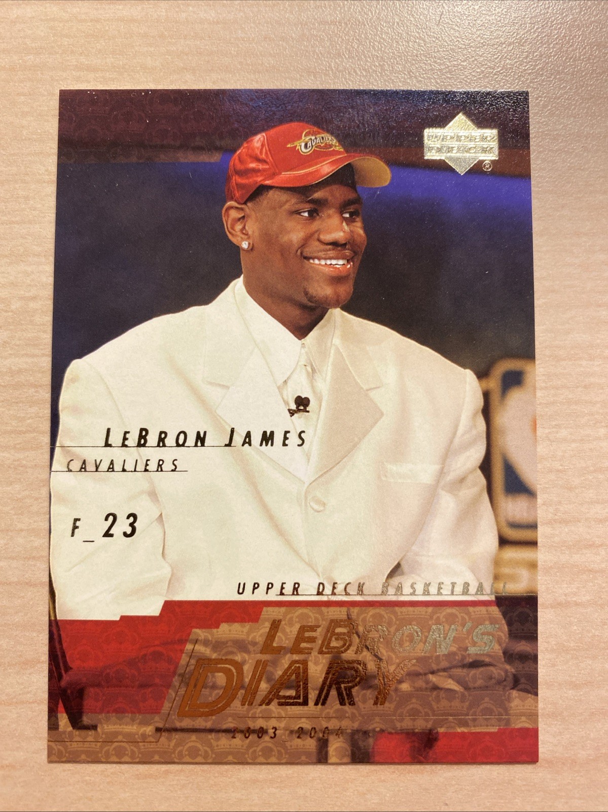 2003-04 Upper Deck LeBron James LeBron's Diary #LJ5 RC Cleveland Cavaliers