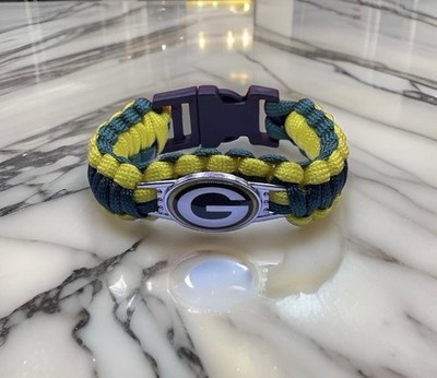 NFL Fashion Creative Hand Woven Bracelet Gift Green Bay Packers