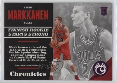 2017-18 Panini Chronicles Rookies Pink 88/99 Lauri Markkanen #119 Rookie RC 4l6