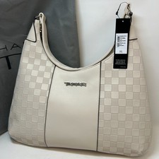 NWT Tahari Delta Hobo Shoulder Bag Bone Ivory...