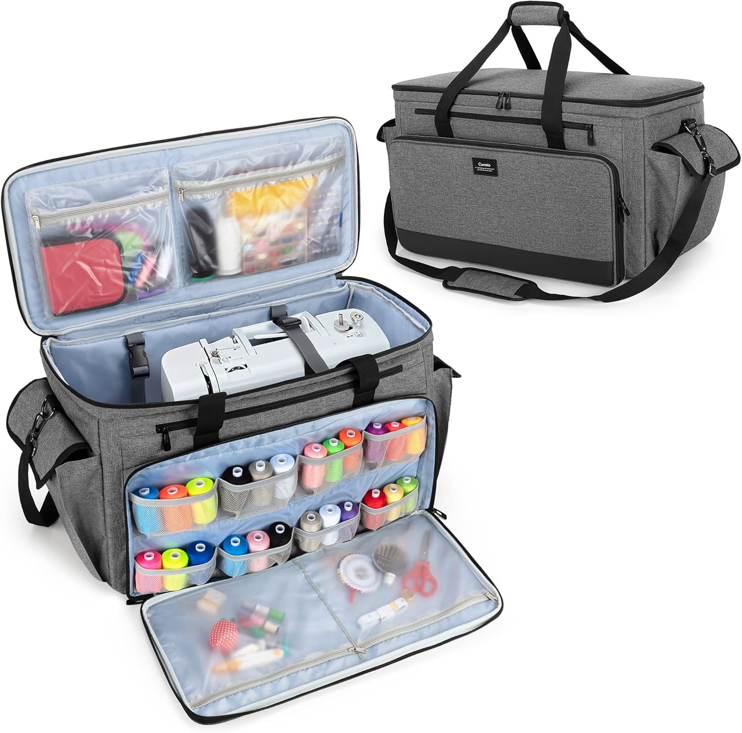 Universal Sewing Machine Tote Bag with Cushion Pad for Broth