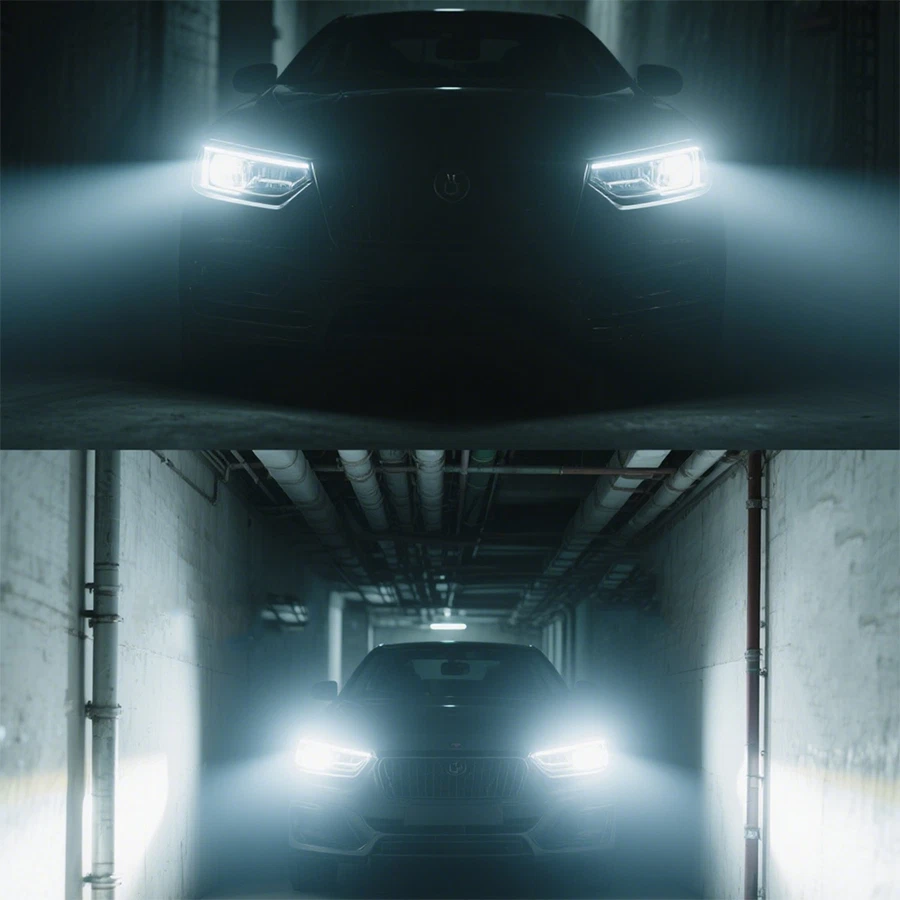 For 2011-2015 Chrysler 200 300 Pair 9005 LED Headlight Bulbs White Hi/Lo Beam Foto 2 de 4