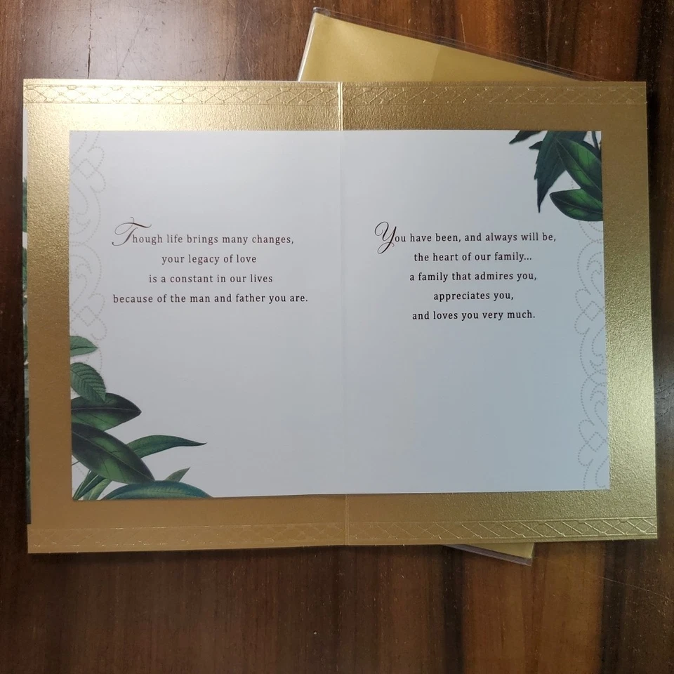 DÍA DEL PADRE para cualquier PAPÁ Tarjeta de Felicitación Integridad Familiar Valiente Sabio Apreciar  Foto 3 de 4