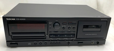 Tascam CD-A500 CD & Cassette Deck W/REVERSE & RACK EARS ''Parts/Repair'' READ