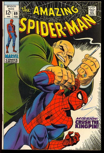 Amazing Spider-Man #69 Nice Silver Age Superhero Marvel Comic 1969 FN-
