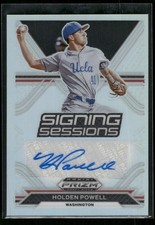 2021 Panini Prizm Draft Picks #SS-HP Holden Powell Signing Sessions